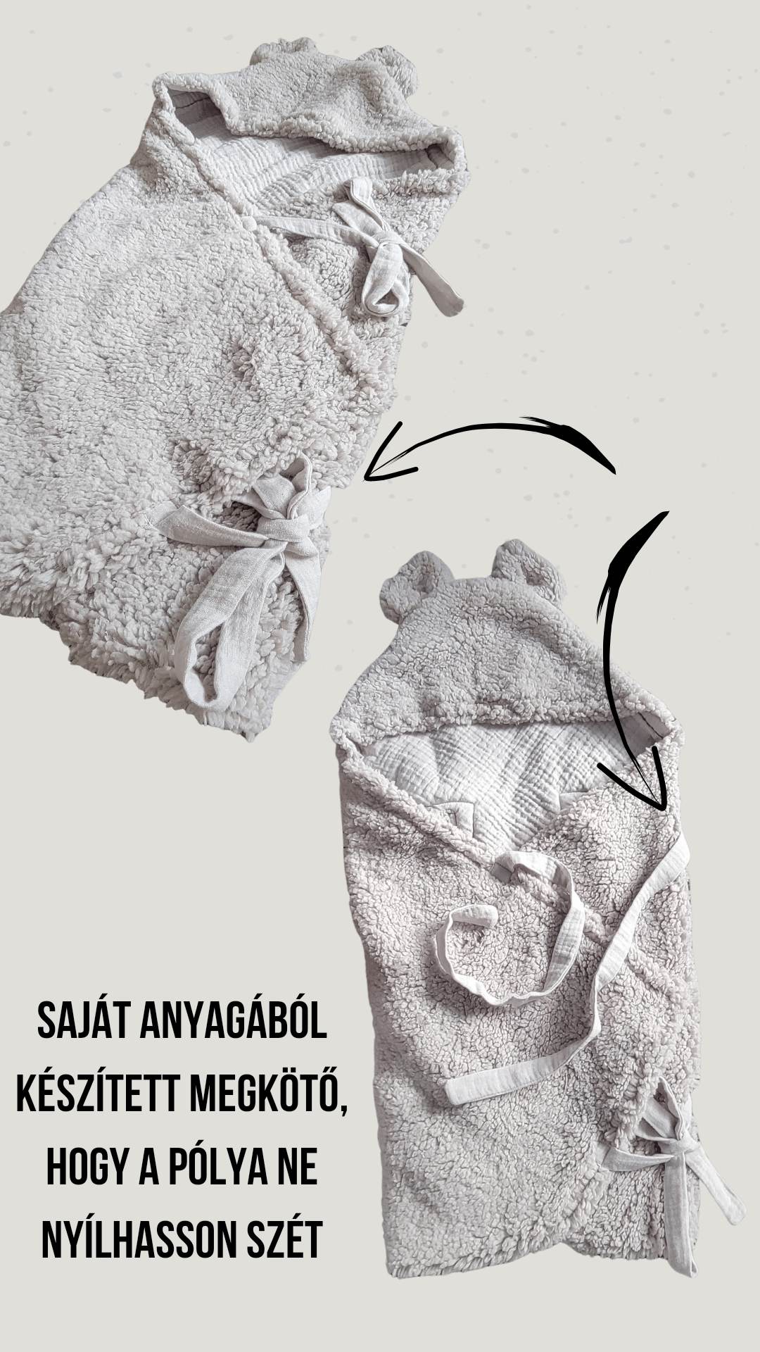 Teddy babapólya/takaró