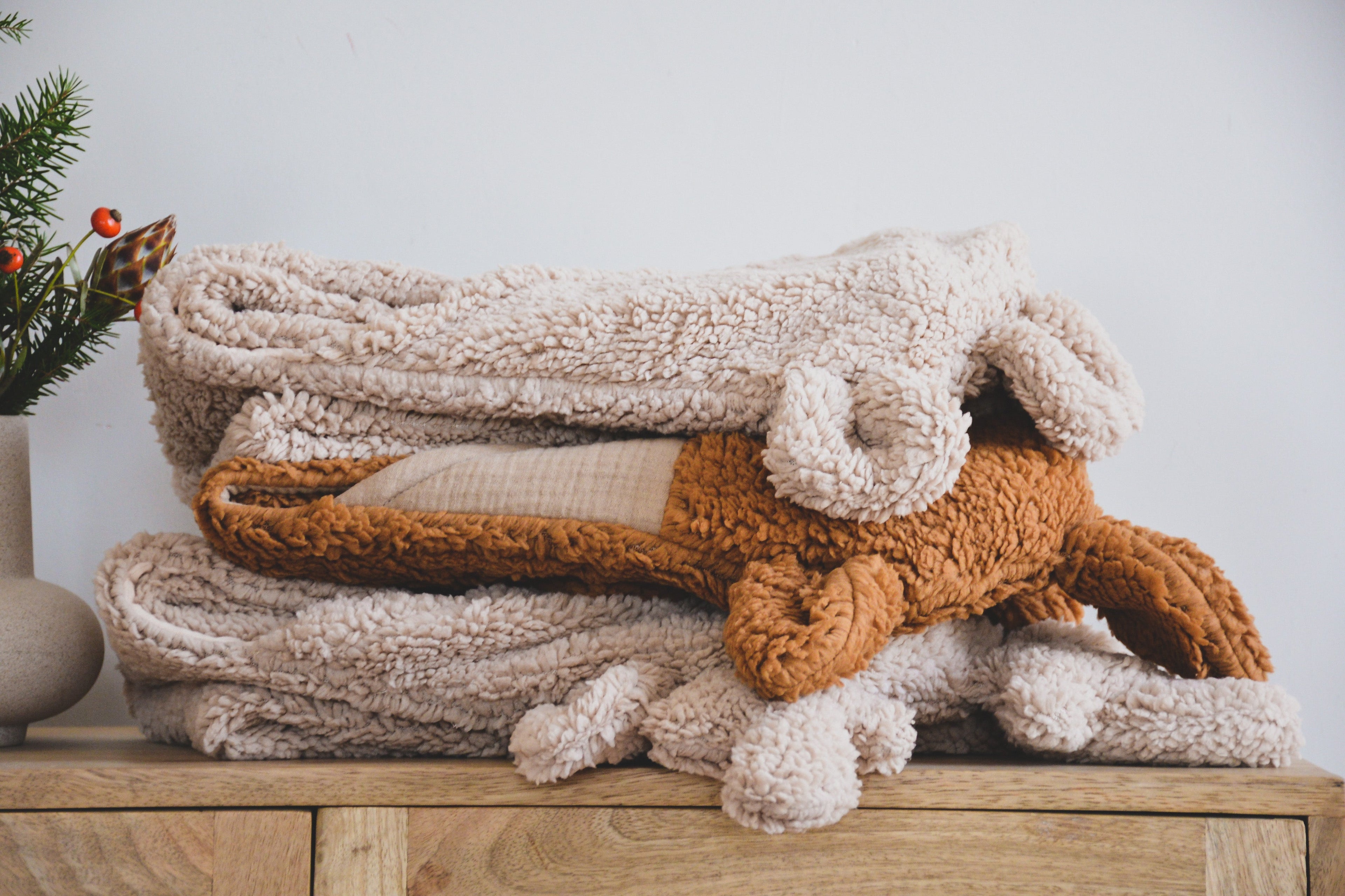 Teddy babapólya/takaró