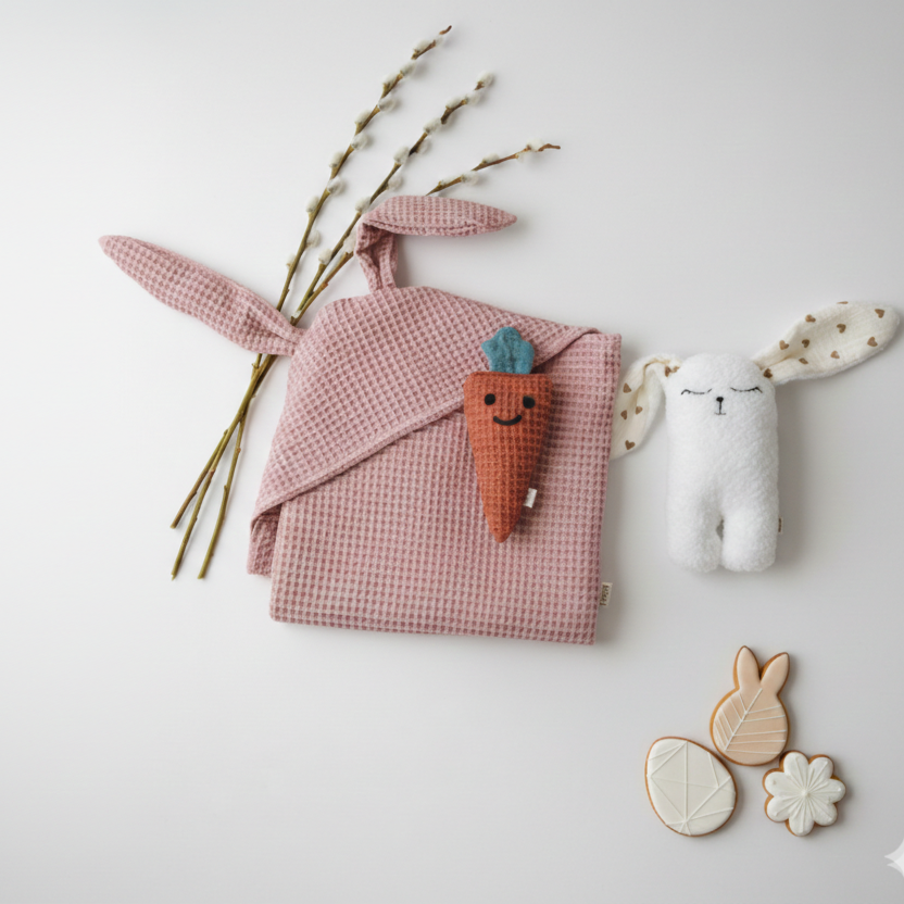 Húsvéti csomagok - nyuszifüles törölközők és figurák