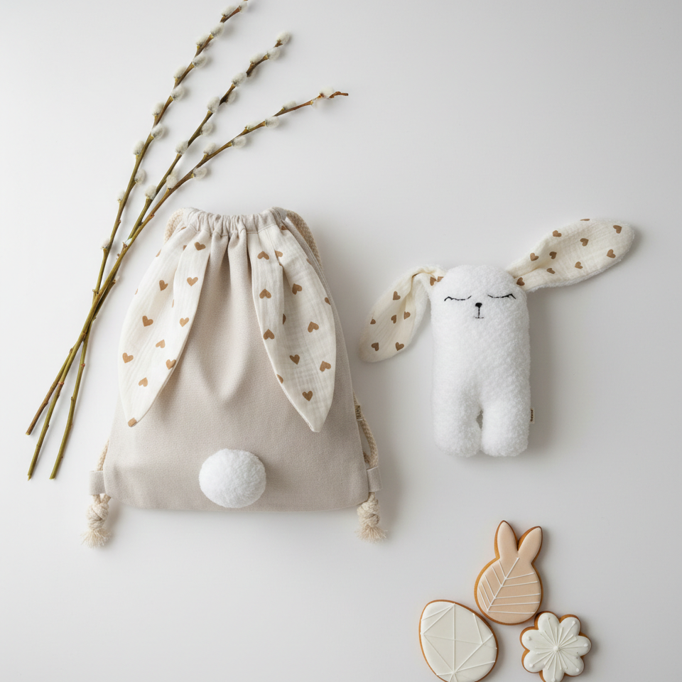 Húsvéti Buklé Nyuszi Figura